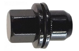 Écrou Bimecc Écrou M14x1,5 · plat · fermé · SW22 · noir