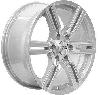 Jante INTER ACTION 6.5x16 6/120 ET50 Silver Guadeloupe angle
