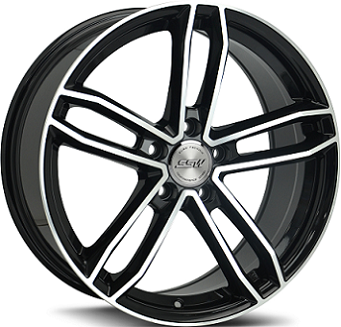 SSW S338 ZWART GLANS / GEPOLIJST