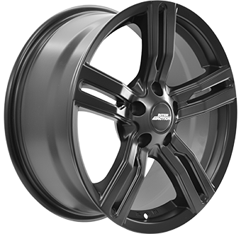 Jante INTER ACTION 6.5x16 5/120 ET45 Dull Black Guadeloupe angle