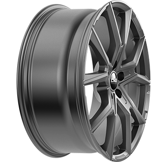Jante CMS 8.0x18 5/112 ET40 Dull Anthracite Guadeloupe Martinique angle