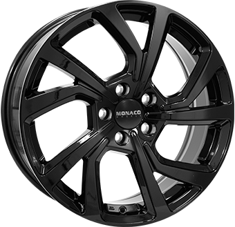 MONACO WHEELS PACE ZWART GLANS