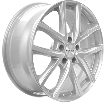 Jante MONACO WHEELS 2 7.0x17 5/112 ET45 Silver Guadeloupe angle
