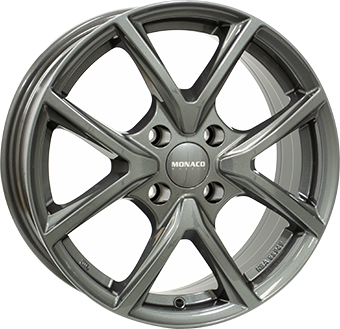 MONACO WHEELS CL2 hliníkové disky 6,5x16 4x108 ET32 Anthracite Dark