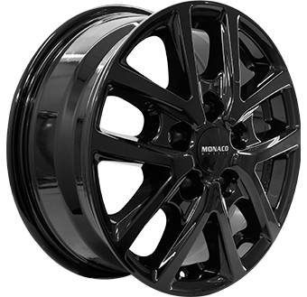 Jante MONACO WHEELS 6.5x16 5/118 ET66 Gloss Black Guadeloupe angle