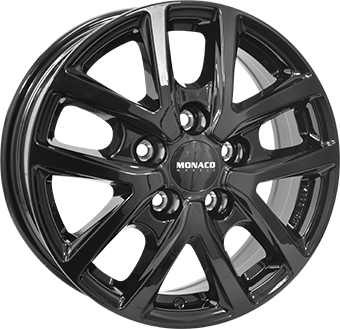 MONACO WHEELS CL2T ZWART GLANS