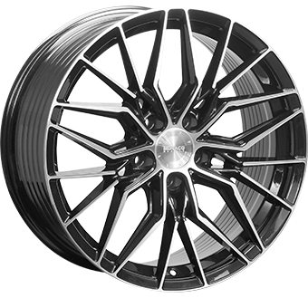 MONACO WHEELS FF2 ZWART GLANS / GEPOLIJST