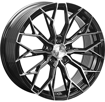 MONACO WHEELS FF3 ZWART GLANS / GEPOLIJST