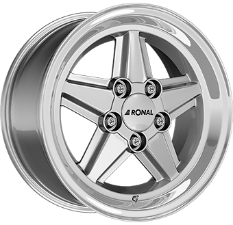 RONAL R09 ZILVER / GEPOLIJST