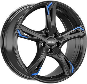 RONAL R62 BLUE ZWART GLANS