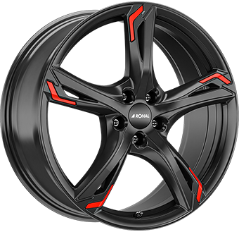 RONAL R62 RED ZWART GLANS