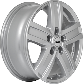 Jante RIAL 7.0x17 5/108 ET45 Silver Guadeloupe Martinique angle