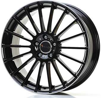 AVUS AC-M03 ZWART GLANS / GEPOLIJSTE RAND AVUS AC-M03 ZWART GLANS / GEPOLIJSTE RAND