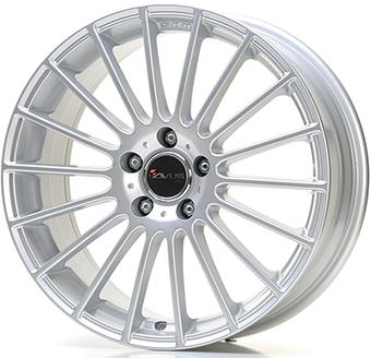 Jante AVUS VELGEN 7.5x18 5/100 ET48 Hyper Silver Guadeloupe Martinique
