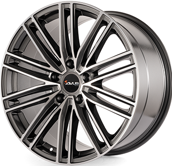 Jante AVUS VELGEN 10.5x20 5/130 ET55 Anthracite / Polish Guadeloupe Martinique