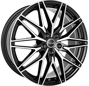 Jante AVUS VELGEN 8.5x20 5/112 ET50 Gloss Black / Polished Guadeloupe Martinique