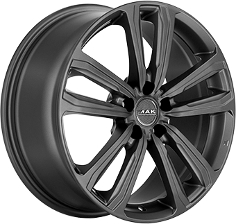 Jante MAK 6.5x16 5/100 ET55 Titanium Guadeloupe Martinique angle