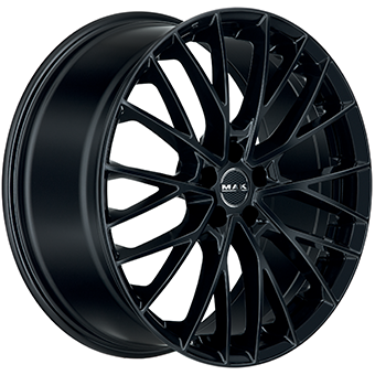 Jante MAK 10.0x22 5/112 ET37 Gloss Black Guadeloupe Martinique angle