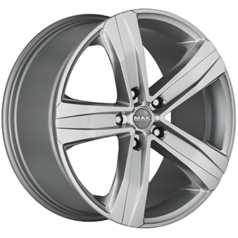 Jante MAK 7.5x18 5/112 ET45 Silver Guadeloupe Martinique angle