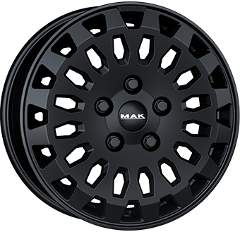 Jante MAK 7.0x17 5/130 ET62 Dull Black Guadeloupe Martinique
