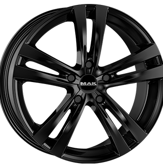 Jante MAK 8.0x17 5/120 ET45 Gloss Black Guadeloupe Martinique