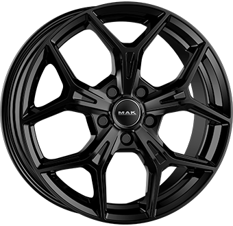 Jante MAK 6.5x17 5/112 ET45 Gloss Black Guadeloupe Martinique
