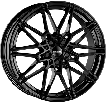 Jante MAK 8.0x19 5/120 ET45 Gloss Black Guadeloupe Martinique