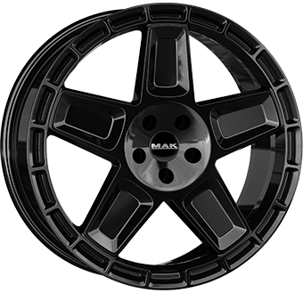Jante MAK 9.0x20 6/139 ET55 Gloss Black Guadeloupe Martinique