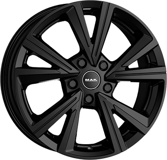 Jante MAK 7.5x17 5/112 ET51 Gloss Black Guadeloupe Martinique