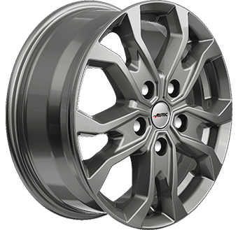 Jante AUTEC 7.5x18 5/118 ET58 Titanium Guadeloupe Martinique angle