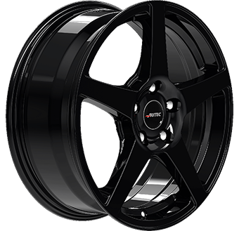 Jante AUTEC 6.5x16 5/114 ET32 Gloss Black Guadeloupe Martinique angle