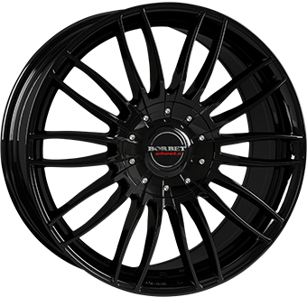 Jante BORBET 8.5x19 5/114 ET35 Gloss Black Guadeloupe Martinique