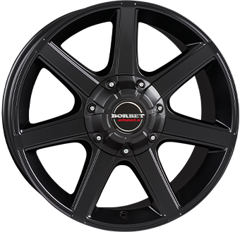 Jante BORBET 8.0x17 6/139 ET20 Dull Black Guadeloupe Martinique