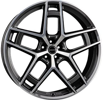 Jante BORBET 10.5x24 5/112 ET40 Anthracite / Polish Guadeloupe Martinique