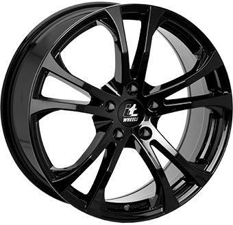 Jante IT WHEELS 2 6.5x15 4/098 ET35 Gloss Black Guadeloupe angle