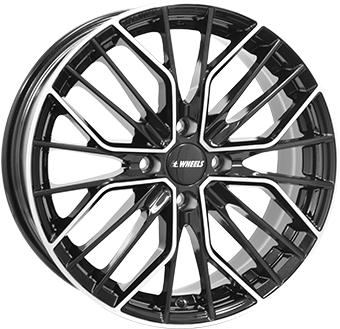 Jante IT WHEELS 6.5x16 4/108 ET44 Gloss Black / Polished Guadeloupe