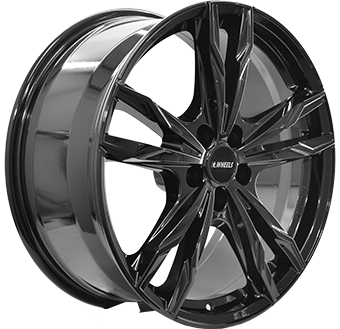 Jante IT WHEELS 8.0x18 5/112 ET29 Gloss Black Guadeloupe angle