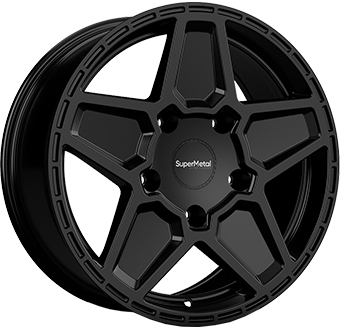 SUPERMETAL ROCKET hliníkové disky 8x18 5x120 ET40 Gloss Black