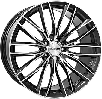 E-shop MONACO WHEELS GP2 hliníkové disky 8,5x19 5x112 ET35 Anthracite / Polish