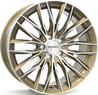 MONACO WHEELS GP2 BRONS / GEPOLIJST