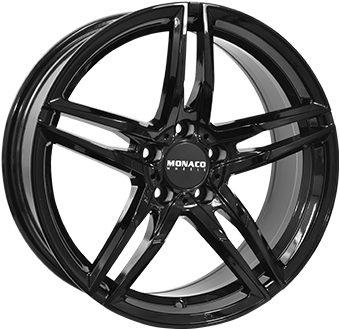 E-shop MONACO WHEELS GP1 hliníkové disky 7,5x17 5x108 ET45 Gloss Black