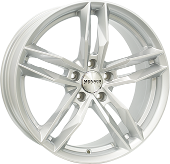 MONACO WHEELS RR8M ZILVER