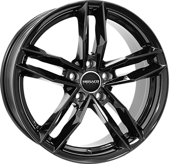 MONACO WHEELS RR8M ZWART GLANS