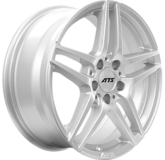 Jante ATS 7.0x17 5/112 ET44 Silver Guadeloupe Martinique angle