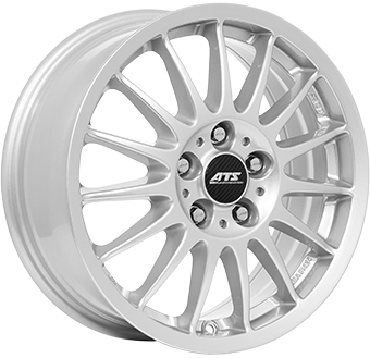 Jante ATS 6.0x16 4/100 ET35 Silver Guadeloupe Martinique angle