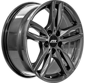 Jante ATS 7.5x17 5/112 ET27 Anthracite Guadeloupe Martinique angle
