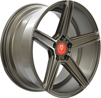 Jante ATS 8.5x19 5/108 ET45 Dull Black Guadeloupe Martinique angle