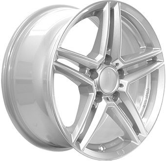 Jante RIAL 6.5x17 5/112 ET44 Silver Guadeloupe Martinique angle